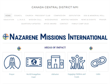 Tablet Screenshot of nazarenemissions.ca